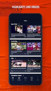 SPOX: Sport, News, Live, Video screenshots