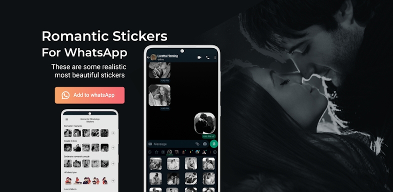 WASticker.ly Romantic Stickers screenshots
