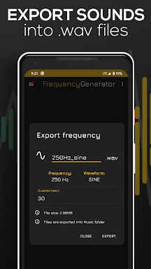 Frequency Sound Generator screenshots