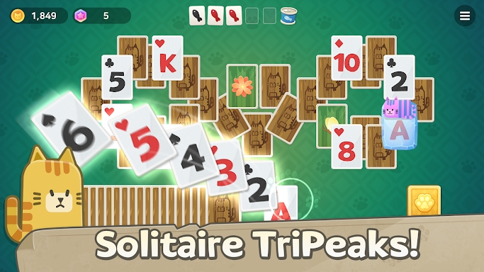 Solitaire Cat Islands-TriPeaks screenshots