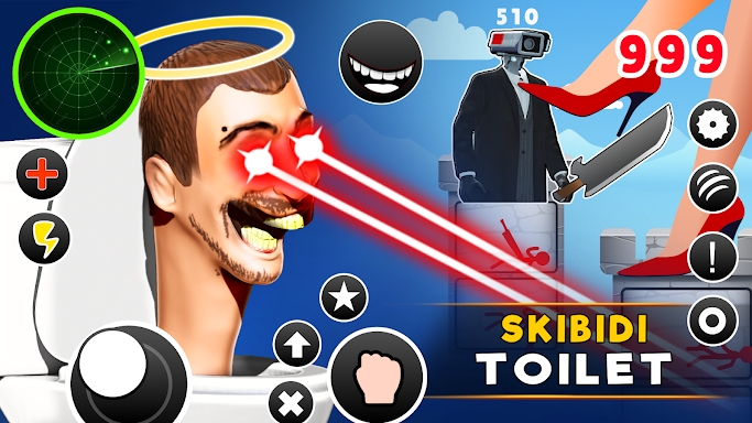 Superhero Stickman: skibidi screenshots