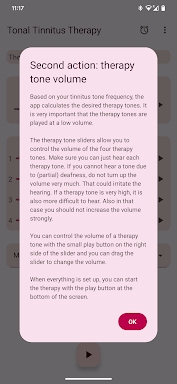 Tonal Tinnitus Therapy screenshots