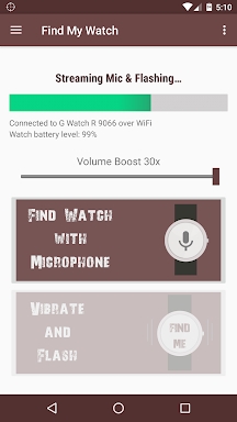 Find My Watch for Android Wear screenshots