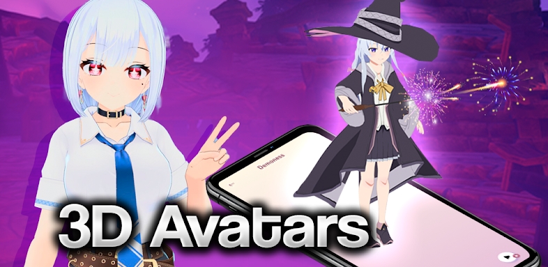 Anime avatars for VRChat screenshots