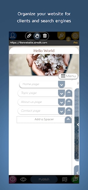 Website Builder for Android screenshots
