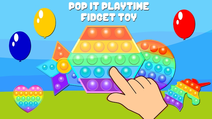 Pop it Playtime fidget games screenshots