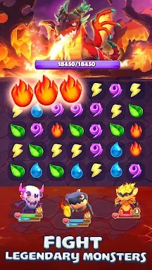Monster Tales: Match 3 Puzzle screenshots