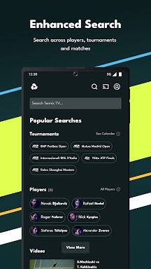 Tennis TV - Live Streaming screenshots