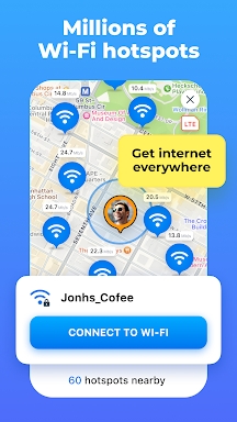 WiFi Map®: Internet, eSIM, VPN screenshots