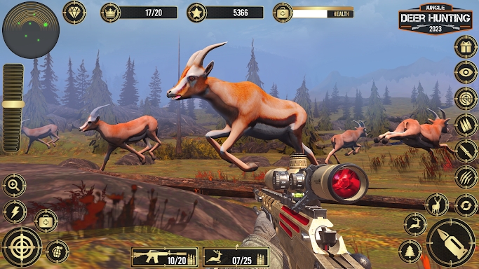 Jungle Deer Hunting Games 3D screenshots