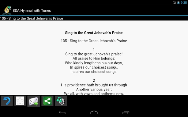 SDA Hymnal with Tunes screenshots