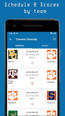 2022 College Football Scores screenshots