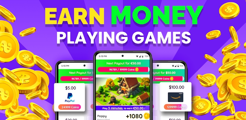 MONEY CASH - Play Games & Earn screenshots