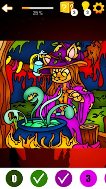 Halloween Art - coloring book screenshots
