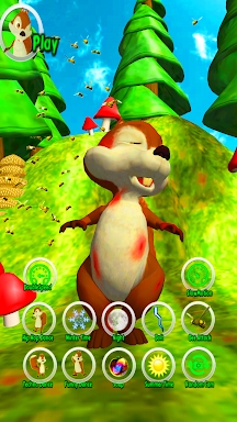 Slice It & Talk: Squirrel Fun screenshots