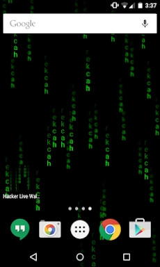 Hacker Live Wallpaper screenshots