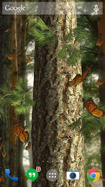 Butterflies 3D live wallpaper screenshots