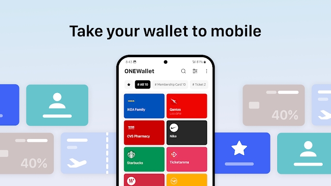 ONEWallet - Cards Wallet screenshots