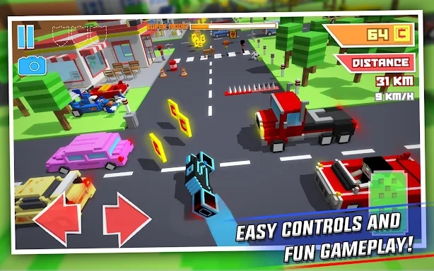 Crossy Brakes: Blocky Road Fun screenshots