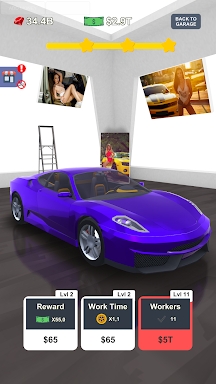 Idle Car Tuning: car simulator screenshots