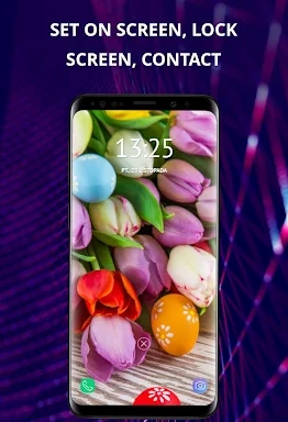 Easter wallpapers on phone screenshots