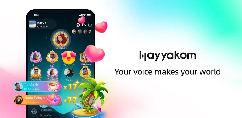 Hayyakom - Voice Chat Rooms screenshots