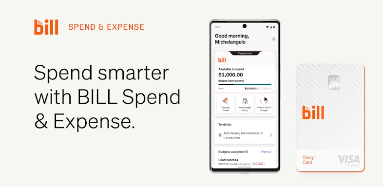 BILL Spend & Expense (Divvy) screenshots
