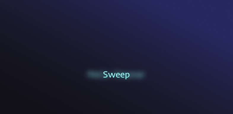 Sweep screenshots