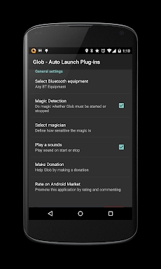 Glob - Auto Start & Stop screenshots