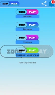 Zona Play TV screenshots