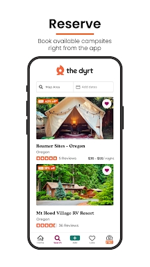 The Dyrt: Tent & RV Camping screenshots