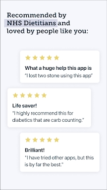 Carbs & Cals: Diet & Diabetes screenshots