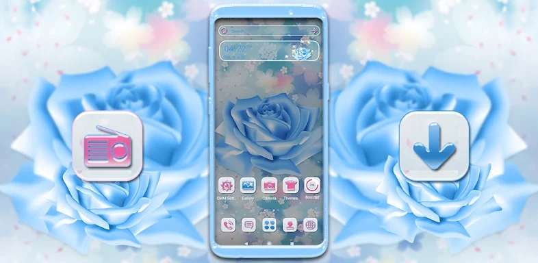 Blue Rose Theme Launcher screenshots