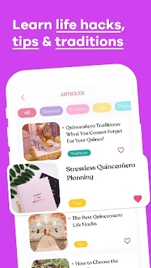 Quincy - Quinceanera Planning screenshots