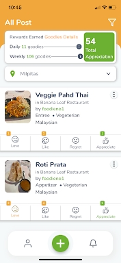 Food Rating App - Foodaholix screenshots