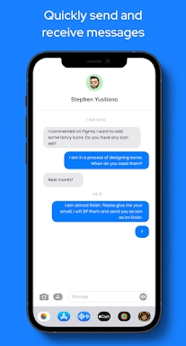 Messages OS 17 - Messenger screenshots