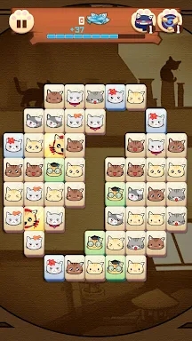 Hungry Cat Mahjong HD screenshots