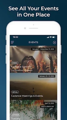 Cadence - Event Experiences screenshots