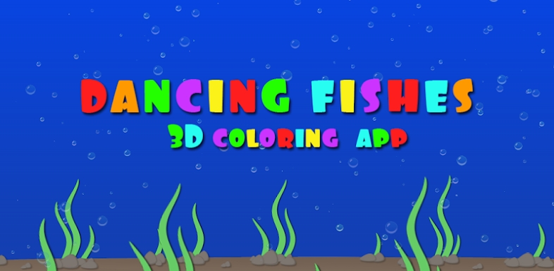 Dancing fishes 3D Coloring App screenshots