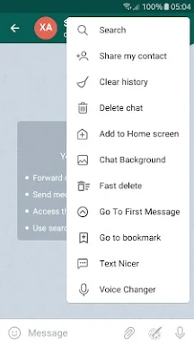 X Plus Messenger screenshots