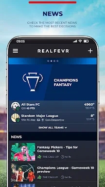 RealFevr - Fantasy Sports screenshots