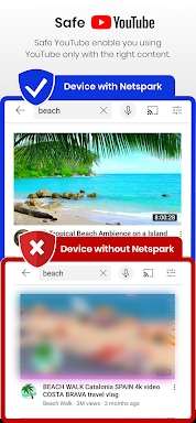 Netspark Real-time filter screenshots
