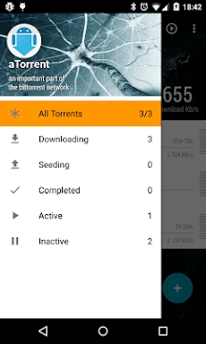 aTorrent - torrent downloader screenshots