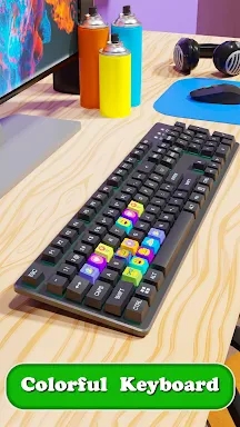 Keyboard Art Painting ASMR screenshots