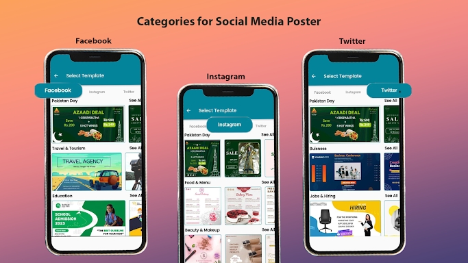 Online Poster Maker & Designer screenshots