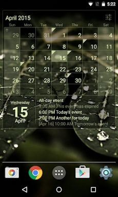Calendar Widget Month + Agenda screenshots
