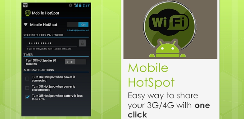 Mobile HotSpot screenshots