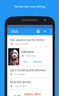 Shifu:Smart To Do List Manager screenshots