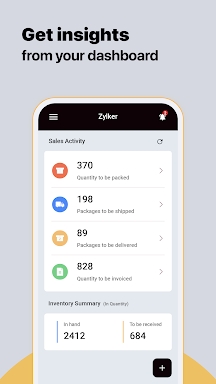 Inventory Management App -Zoho screenshots