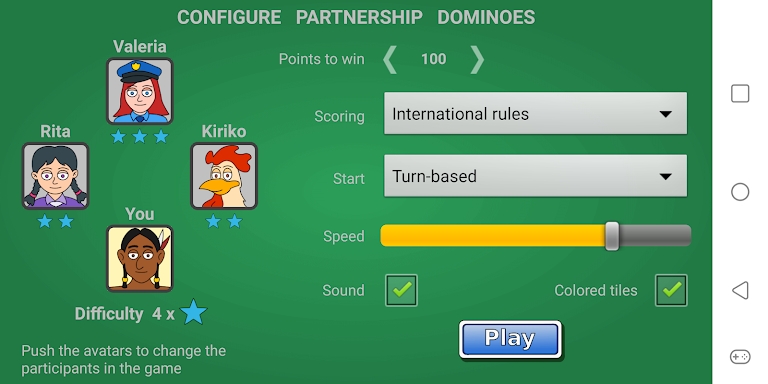 Partnership Dominoes screenshots
